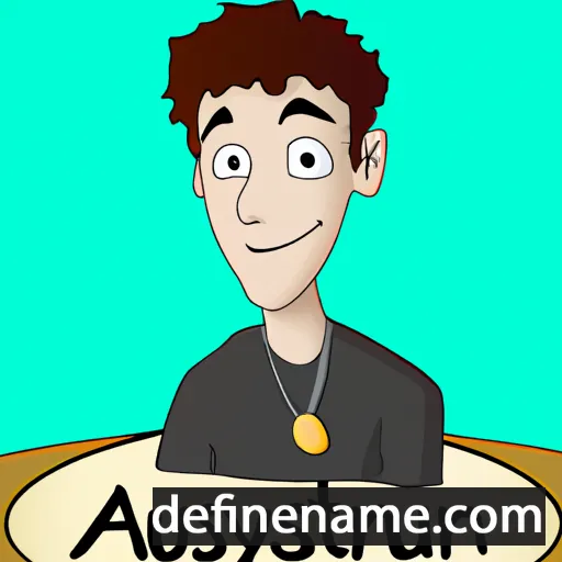 cartoon of the name Austeyn