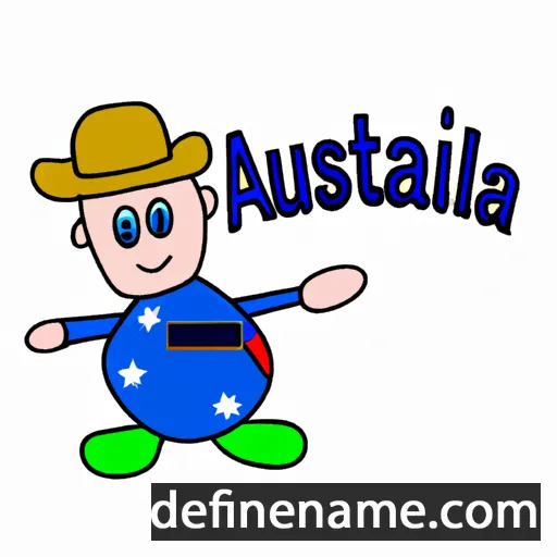 Australia cartoon