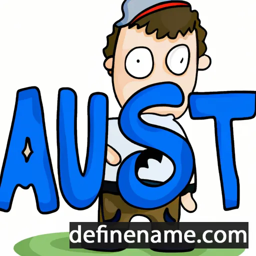 cartoon of the name Austri