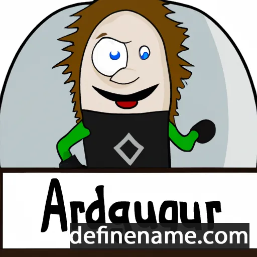 cartoon of the name Auðgæirr