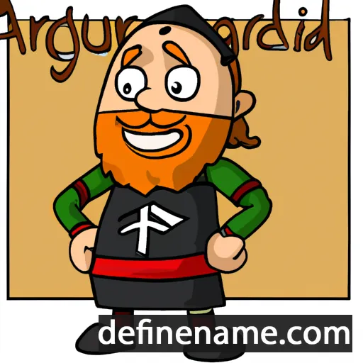 Auðgarðr cartoon