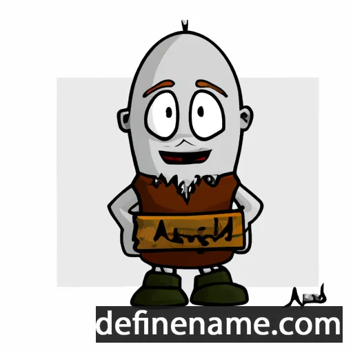 cartoon of the name Auðgi