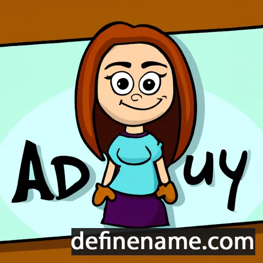 Auðný cartoon