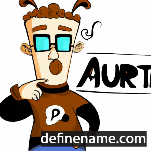 cartoon of the name Authur