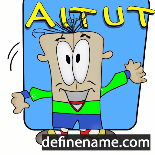 cartoon of the name Auti