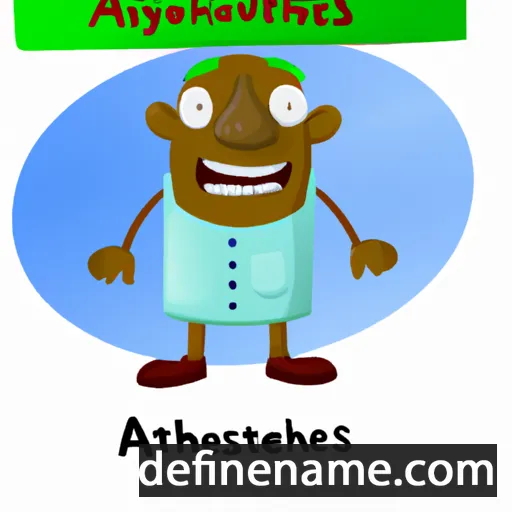 cartoon of the name Autosthenes