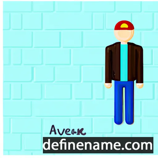 cartoon of the name Auxence