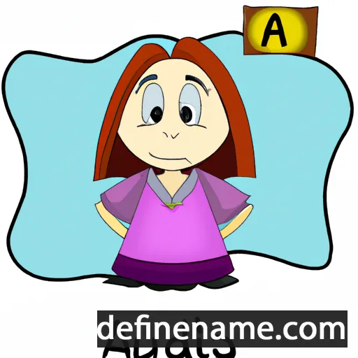 cartoon of the name Auxilda