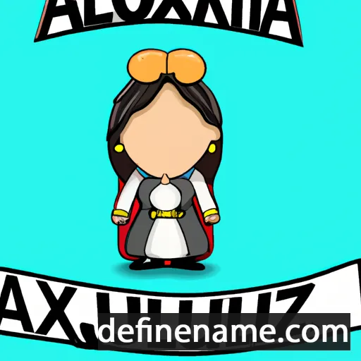 cartoon of the name Auxiliatriz