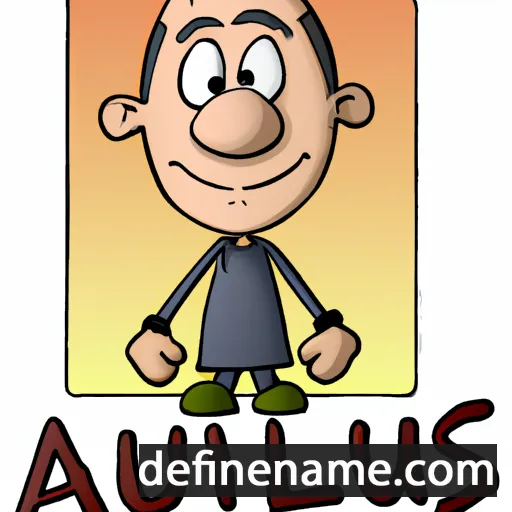 cartoon of the name Auxilius