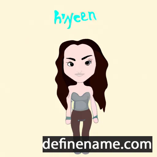 cartoon of the name Avelyn