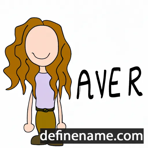 cartoon of the name Avera