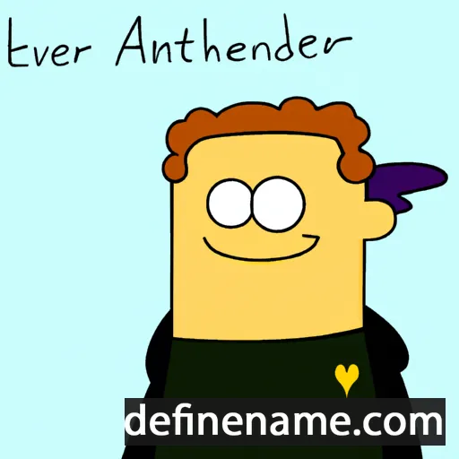 cartoon of the name Averhardt