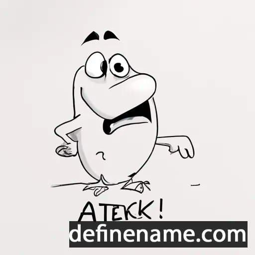 cartoon of the name Avetik