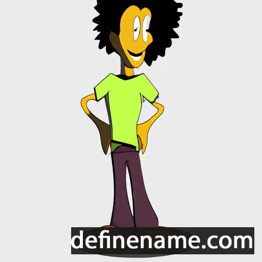 cartoon of the name Avi