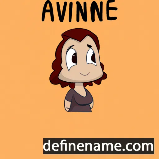 cartoon of the name Avianne