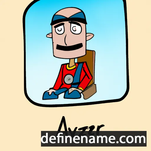 cartoon of the name Aviezer