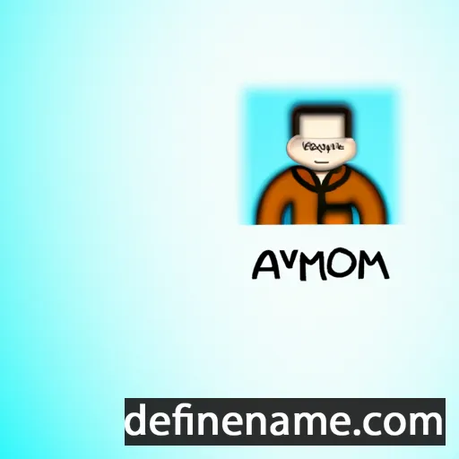 cartoon of the name Avimor