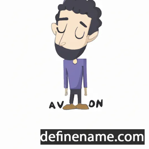 cartoon of the name Avinoam