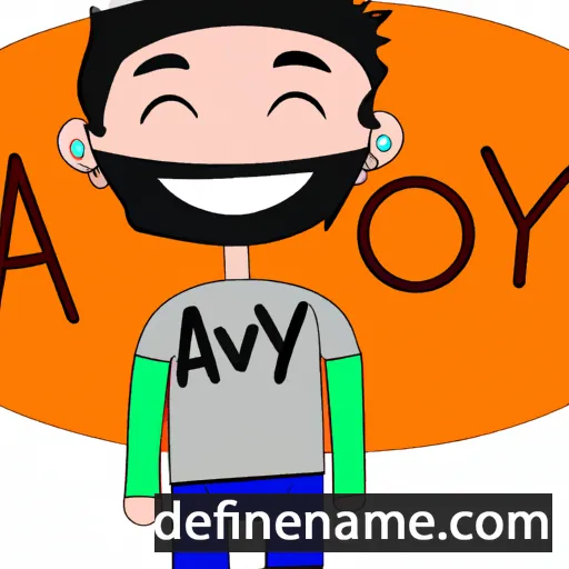 cartoon of the name Avory