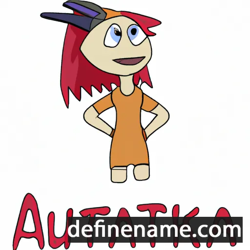 cartoon of the name Avtuka