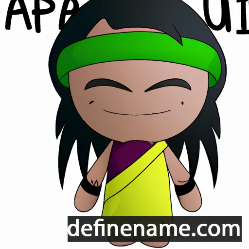 cartoon of the name Awapuhi