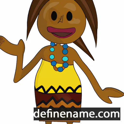 cartoon of the name Awonawilona