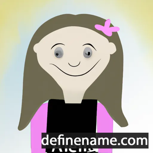 cartoon of the name Axelina