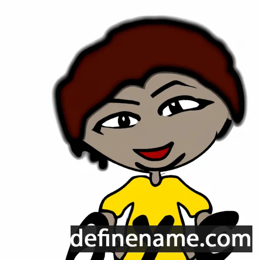 cartoon of the name Ayae