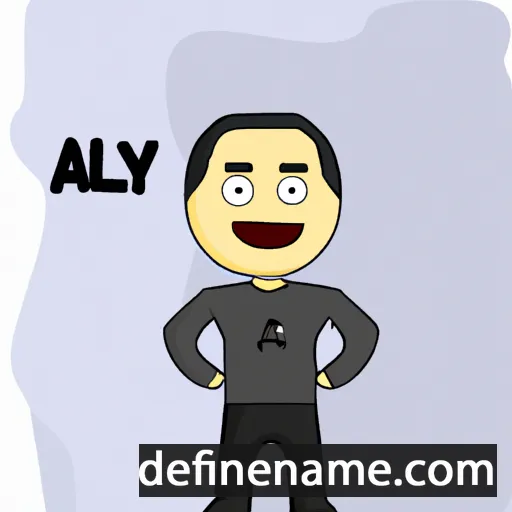 cartoon of the name Ayal