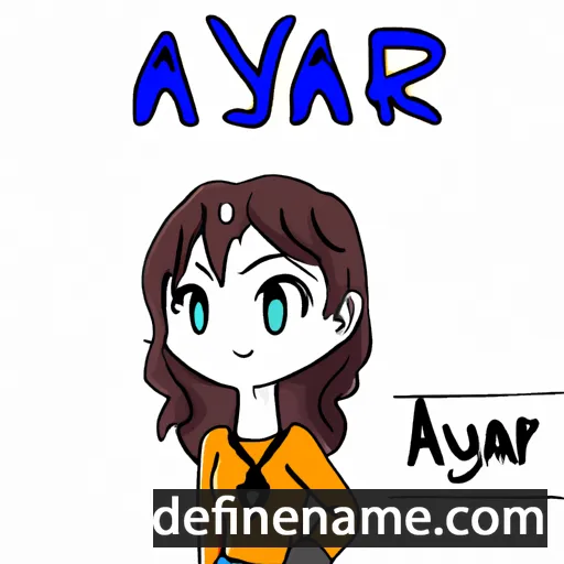 cartoon of the name Ayari