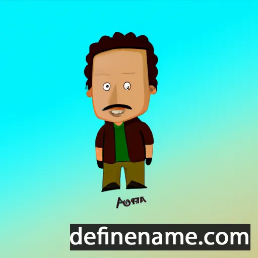 cartoon of the name Aydon