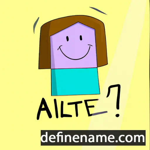 cartoon of the name Aylett