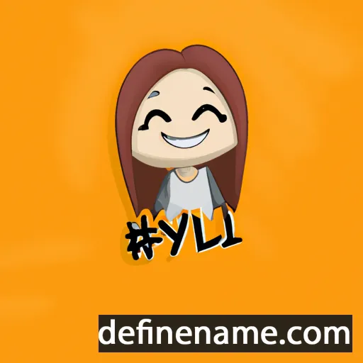 cartoon of the name Ayli