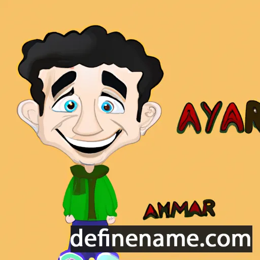 Aymarr cartoon