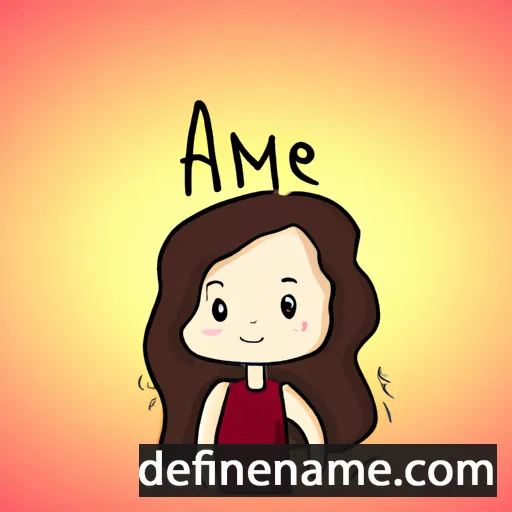 cartoon of the name Ayme