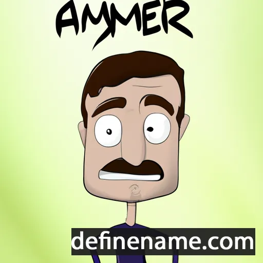 cartoon of the name Aymer