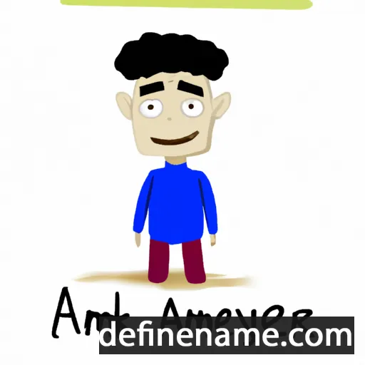 cartoon of the name Aymerik