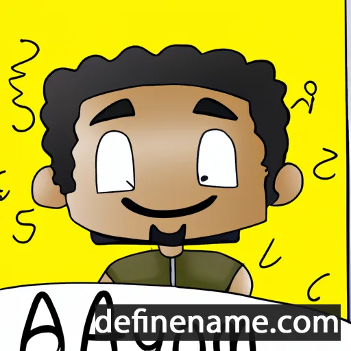 cartoon of the name Aymon