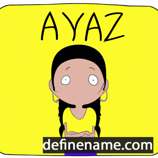 cartoon of the name Aynaza