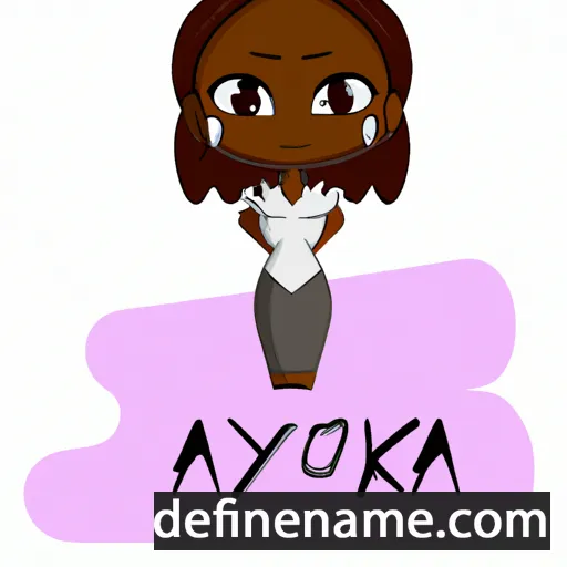 Ayoka cartoon