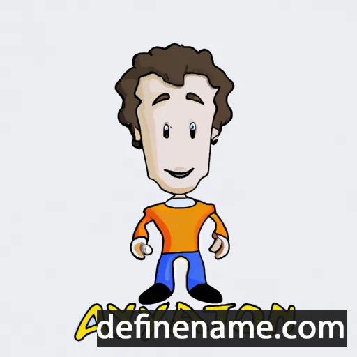 cartoon of the name Ayrton