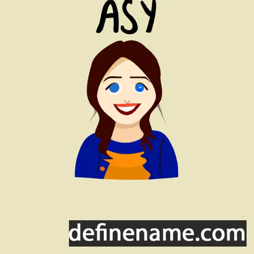 cartoon of the name Ayşat