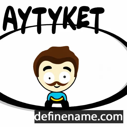 cartoon of the name Aytekin