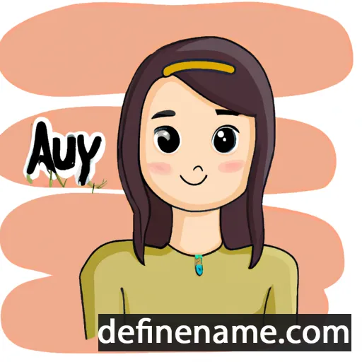 cartoon of the name Ayu