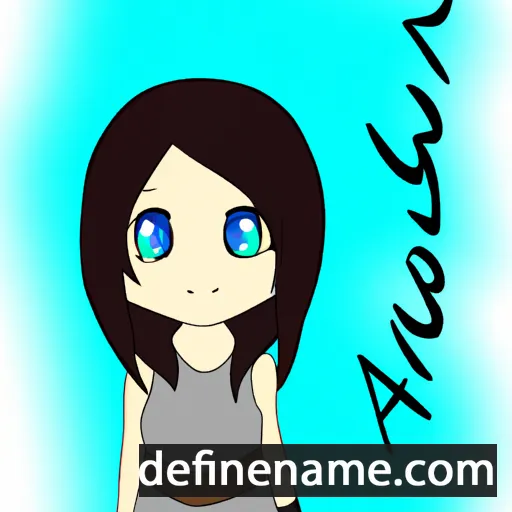 cartoon of the name Ayuri