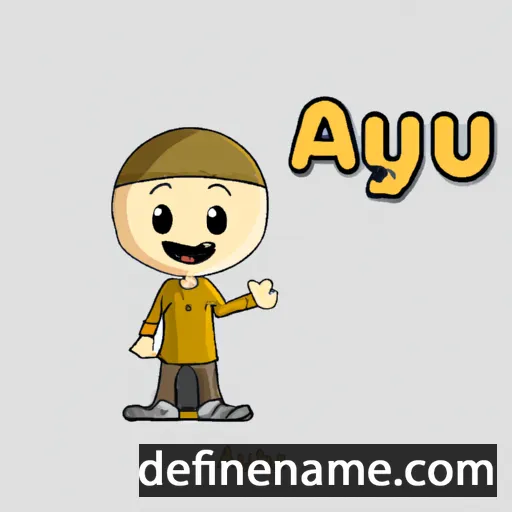 Ayuub cartoon