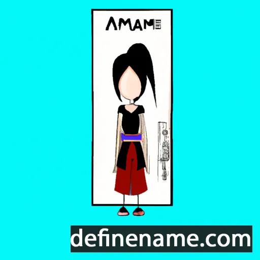 Azami cartoon