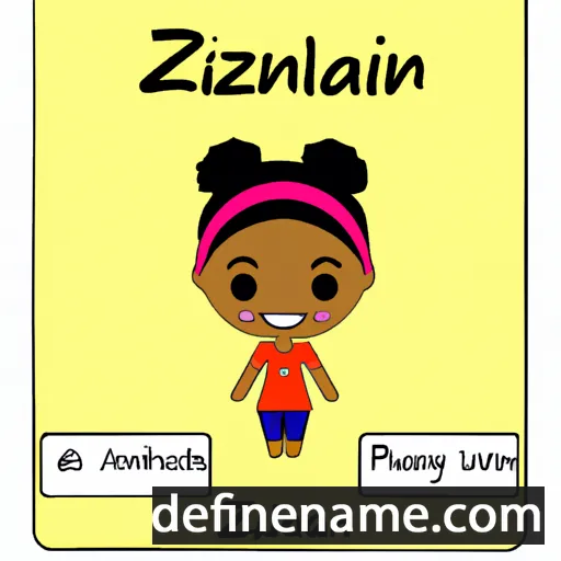 Azaniah cartoon