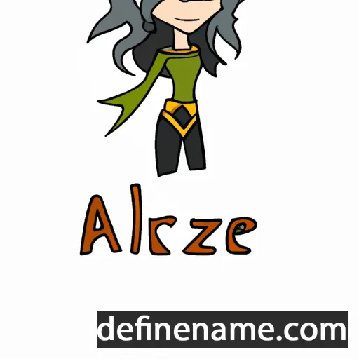 cartoon of the name Azarael